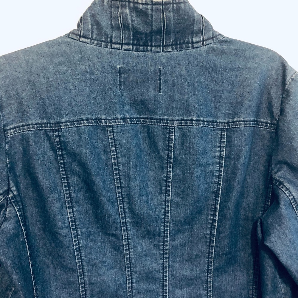 Vintage Women's Blujean Jacket Long Sleeves - Picture 8 of 14